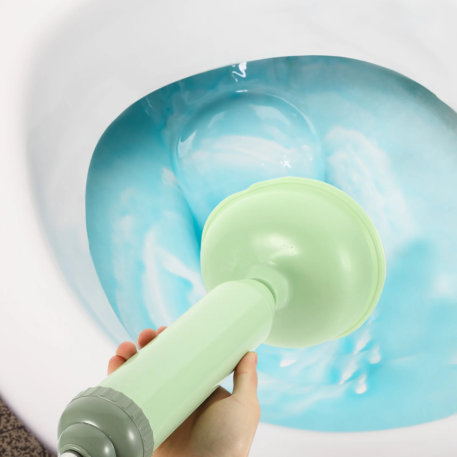 1pc Toilet Unclogger Plunger PVC Steel Rubber Clean Bathroom Kitchen Home Hotel Use Practical Long Handle Tool
1pc Toilet Unclogger Plunger PVC Steel Rubber Clean Bathroom Kitchen Home Hotel Use Practical Long Handle Tool