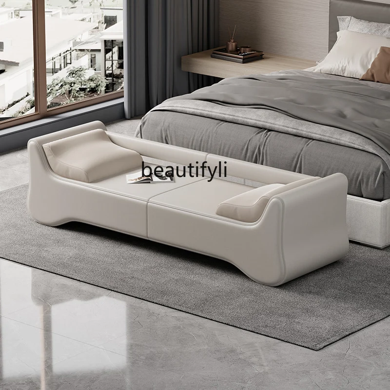 Simple Modern Bedside Stool Cream Style Long Bench Bedroom Living Room Master Bench
Simple Modern Bedside Stool Cream Style Long Bench Bedroom Living Room Master Bench