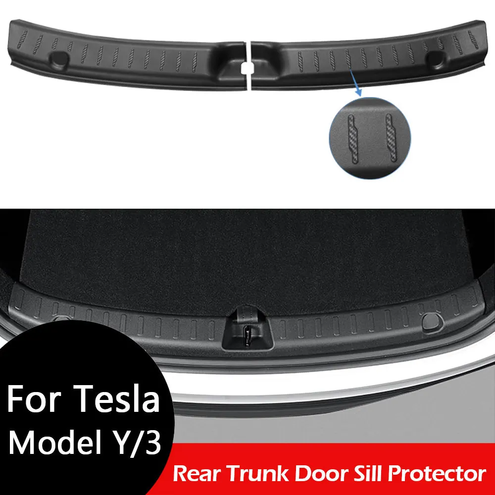 Rear Bumper Guard for Tesla Model Y 2026 Juniper Rear Trunk Door Sill Cover Protector Anti-Scratch Wear-resistant Split-type
Rear Bumper Guard for Tesla Model Y 2026 Juniper Rear Trunk Door Sill Cover Protector Anti-Scratch Wear-resistant Split-type