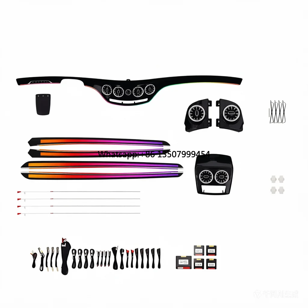 forFor S Class W221 Car Ambient Light 64 Colors Magic Turbine Air Outlet New Interior LED 12V Dynamic Ambient Lights
forFor S Class W221 Car Ambient Light 64 Colors Magic Turbine Air Outlet New Interior LED 12V Dynamic Ambient Lights