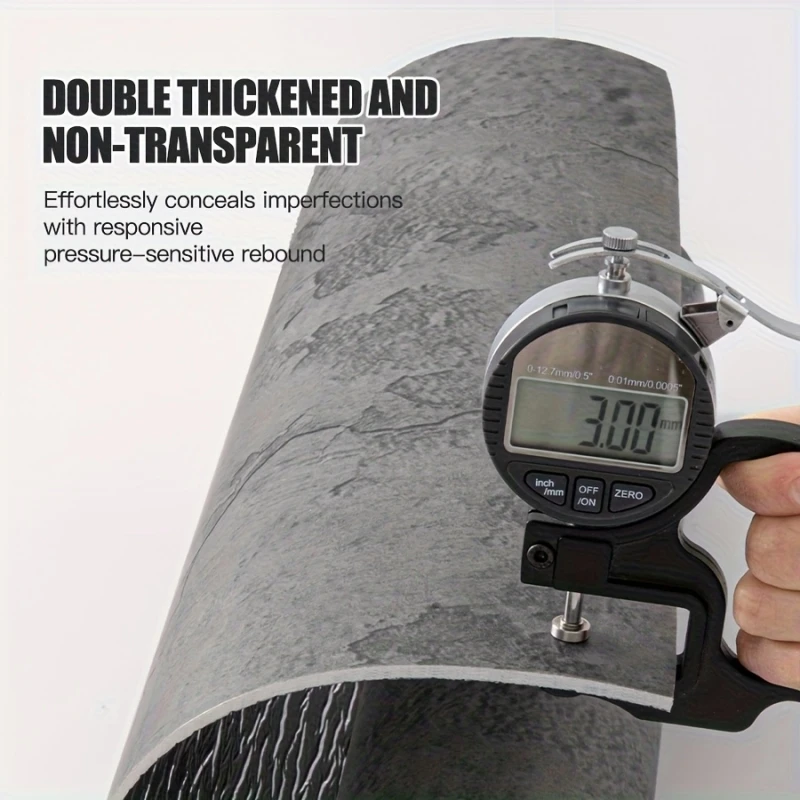 Retro Cement Gray Textured Self-Adhesive Wallpaper Waterproof Peel and Stick Vinyl Wall Papers Suitable for Countertops, Walls
Retro Cement Gray Textured Self-Adhesive Wallpaper Waterproof Peel and Stick Vinyl Wall Papers Suitable for Countertops, Walls