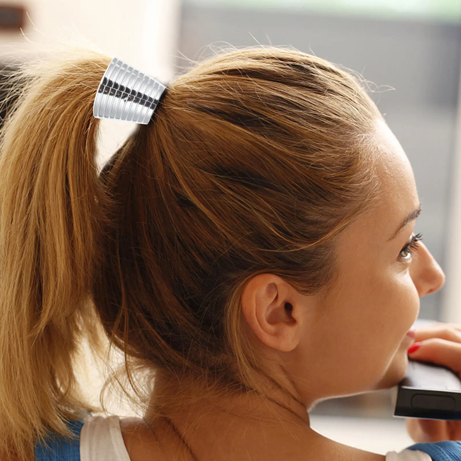 Набор из 8 металлических зажимов-манжет для волос, имитирующих резинки для хвоста, для женщин, для повседневного использования и вечеринок, украшение для волос, кольца для хвоста
Набор из 8 металлических зажимов-манжет для волос, имитирующих резинки для хвоста, для женщин, для повседневного использования и вечеринок, украшение для волос, кольца для хвоста