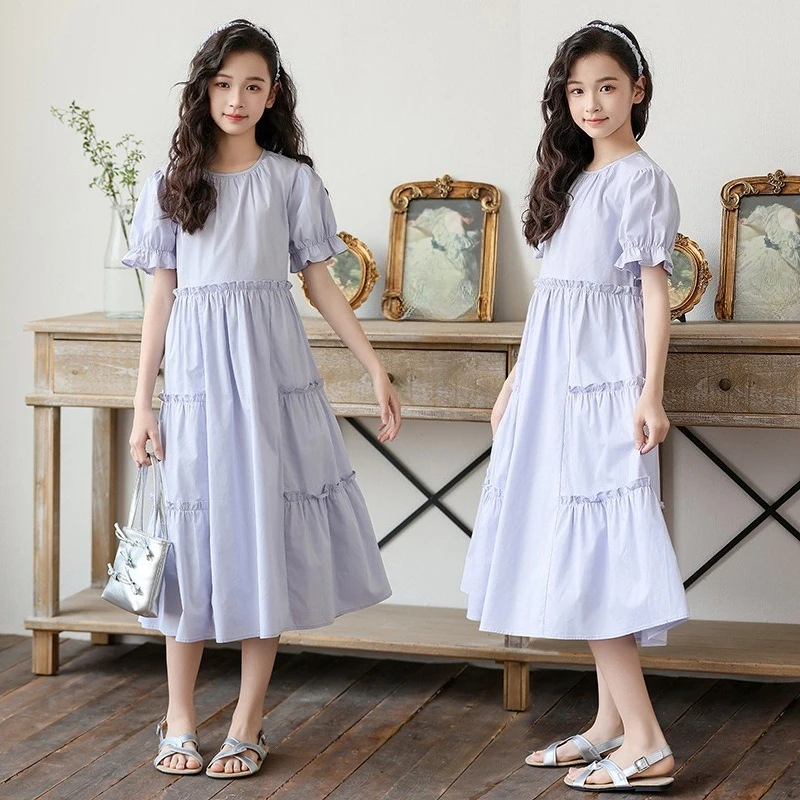 Girls' Summer Lace Patchwork Maxi Dress 2026 New, Fashion Princess Gown for Big Kids Casual Breathable Daily Wear
Girls' Summer Lace Patchwork Maxi Dress 2026 New, Fashion Princess Gown for Big Kids Casual Breathable Daily Wear