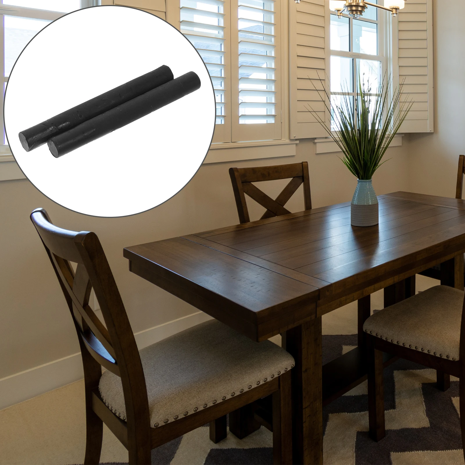 2pcs 2 Furniture Repair Crayons Wooden Wax Markers for Black Hardwood Floor Scratch Hole Patch Pen Wood Crayons
2pcs 2 Furniture Repair Crayons Wooden Wax Markers for Black Hardwood Floor Scratch Hole Patch Pen Wood Crayons