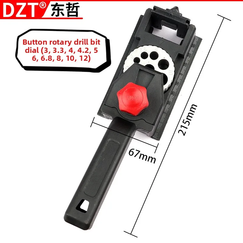 10-Hole Drill Guide Positioner - Portable Straight Hole Locator for 3-12mm Drill Bits
10-Hole Drill Guide Positioner - Portable Straight Hole Locator for 3-12mm Drill Bits