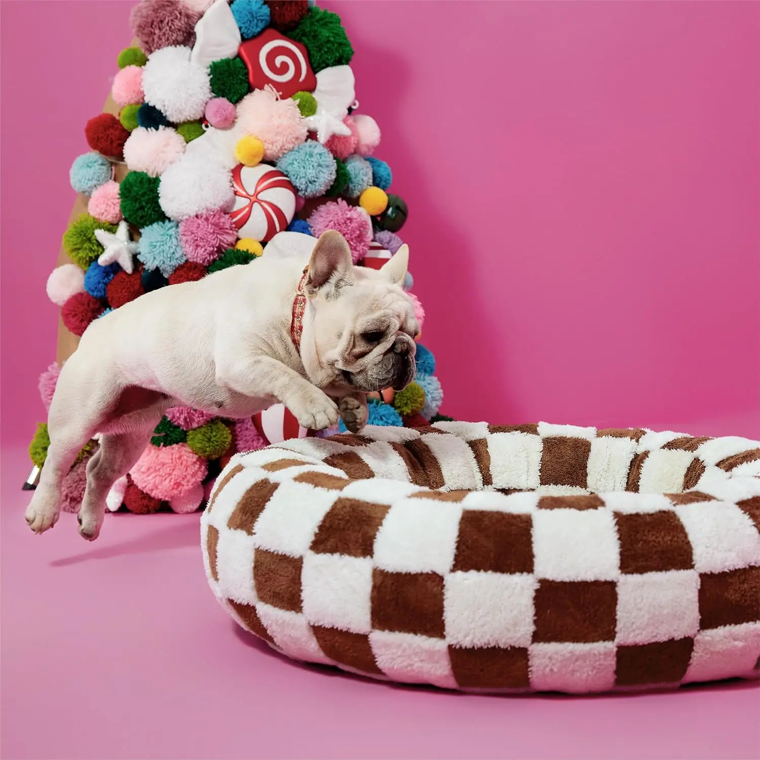 Shown on TV Donut Medium Dog Bed - Round Sofa Indoor Anti-Anxiety Calming Christmas Bed Gift for Pets, Washable Cute Modern
Shown on TV Donut Medium Dog Bed - Round Sofa Indoor Anti-Anxiety Calming Christmas Bed Gift for Pets, Washable Cute Modern