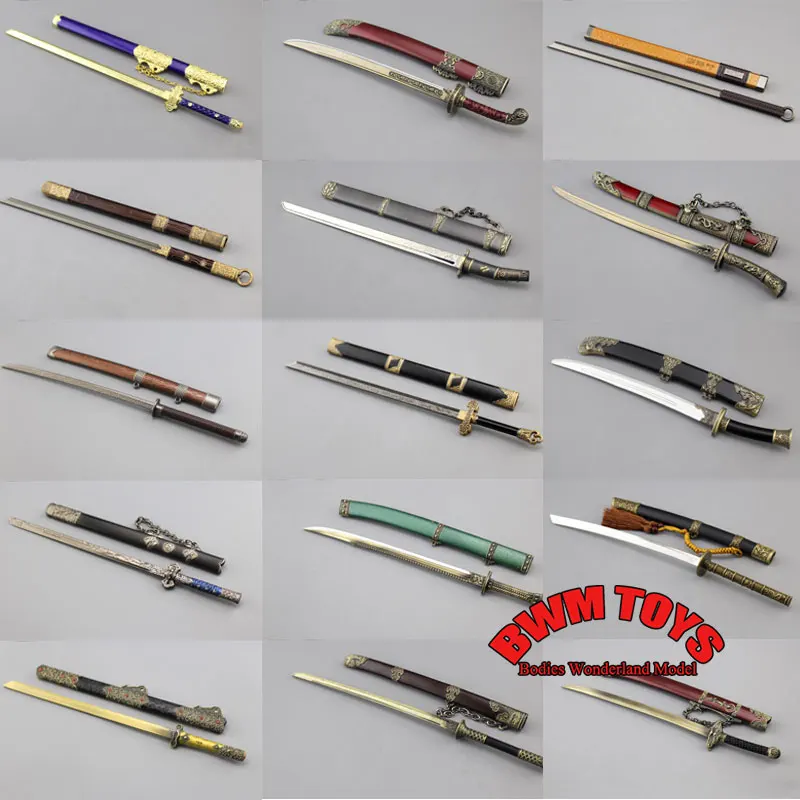 In Stock 1/6 Scale Soldier Scene Accessories Alloy Chinese Ancient Mini Tang Style Sword Sabre For 12inch Action Figure Doll DIY
In Stock 1/6 Scale Soldier Scene Accessories Alloy Chinese Ancient Mini Tang Style Sword Sabre For 12inch Action Figure Doll DIY