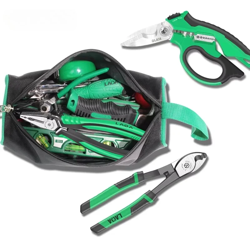 Portable Tool Kit Storage Bag, Oxford Canvas Waterproof Thickened Pliers Screw Storage Hand-Held Multifunctional Tool Pouch
Portable Tool Kit Storage Bag, Oxford Canvas Waterproof Thickened Pliers Screw Storage Hand-Held Multifunctional Tool Pouch