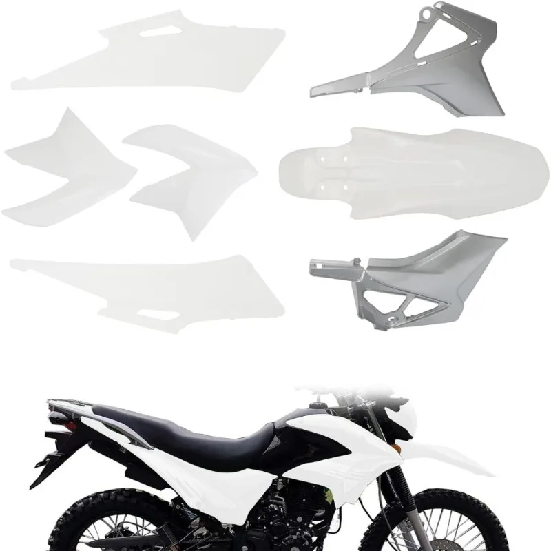 Plastics Kit Fairing Body Work Fender Set with Fuel Tank Guard for Hawk 250 Dirt Bike
Plastics Kit Fairing Body Work Fender Set with Fuel Tank Guard for Hawk 250 Dirt Bike