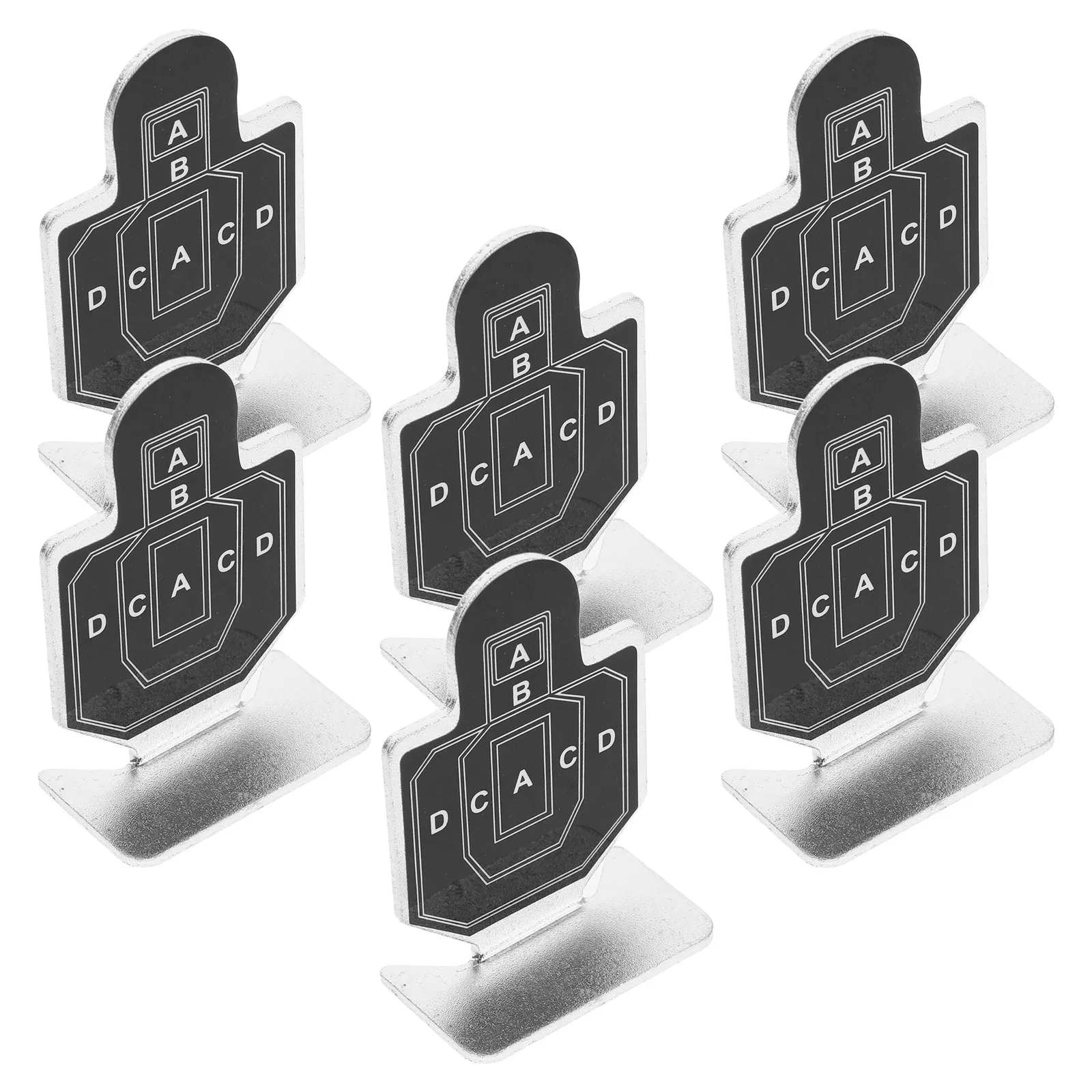 6pcs Metal Targets for Shooting Training Durable Safe Fun Teamwork Competition Target Sheets Small Game Stand System
6pcs Metal Targets for Shooting Training Durable Safe Fun Teamwork Competition Target Sheets Small Game Stand System