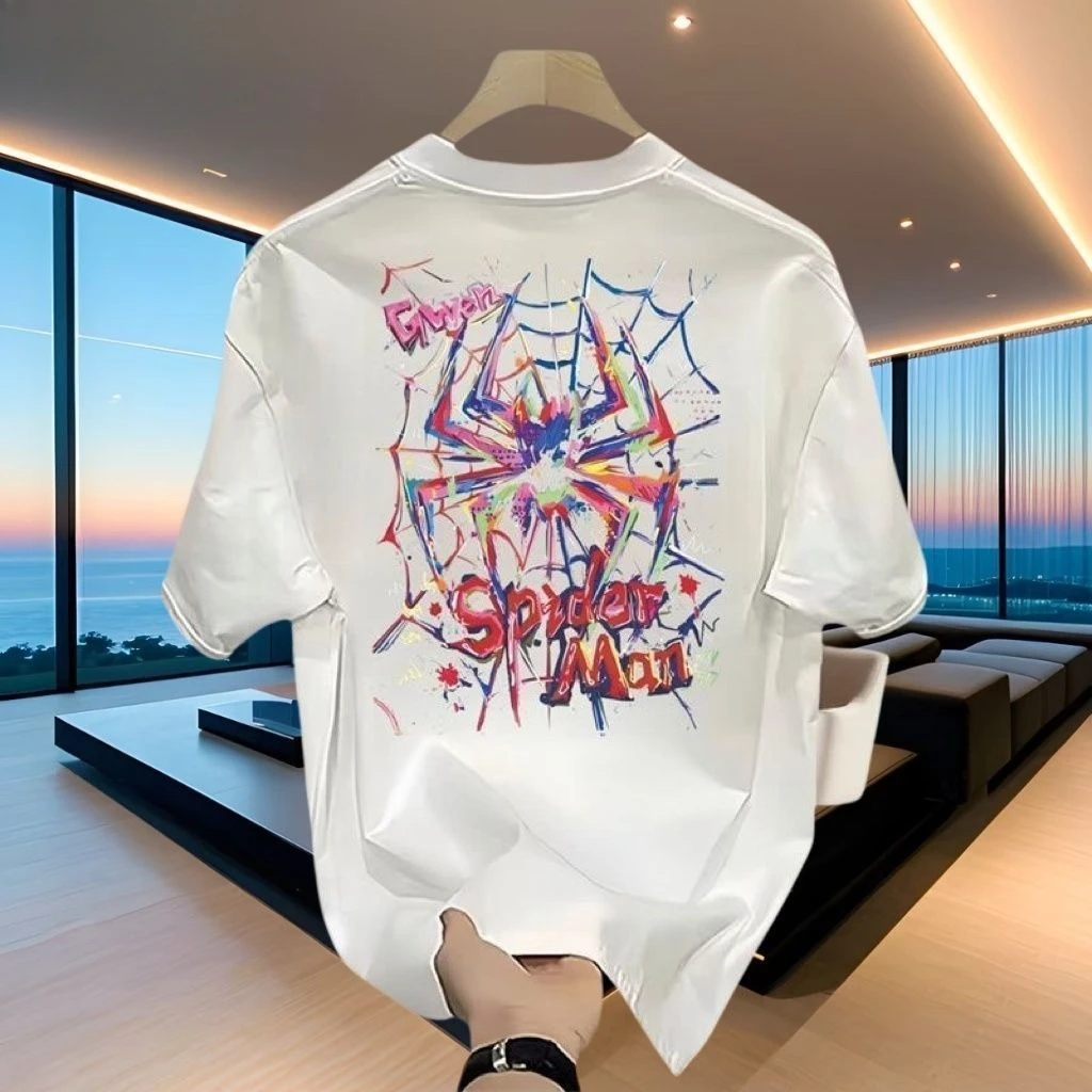 Men's Cotton T-shirt Men's and Women's Universal All-match Cotton Round Neck Y2K Retro Trend Pattern Printed Short Sleeve
Men's Cotton T-shirt Men's and Women's Universal All-match Cotton Round Neck Y2K Retro Trend Pattern Printed Short Sleeve