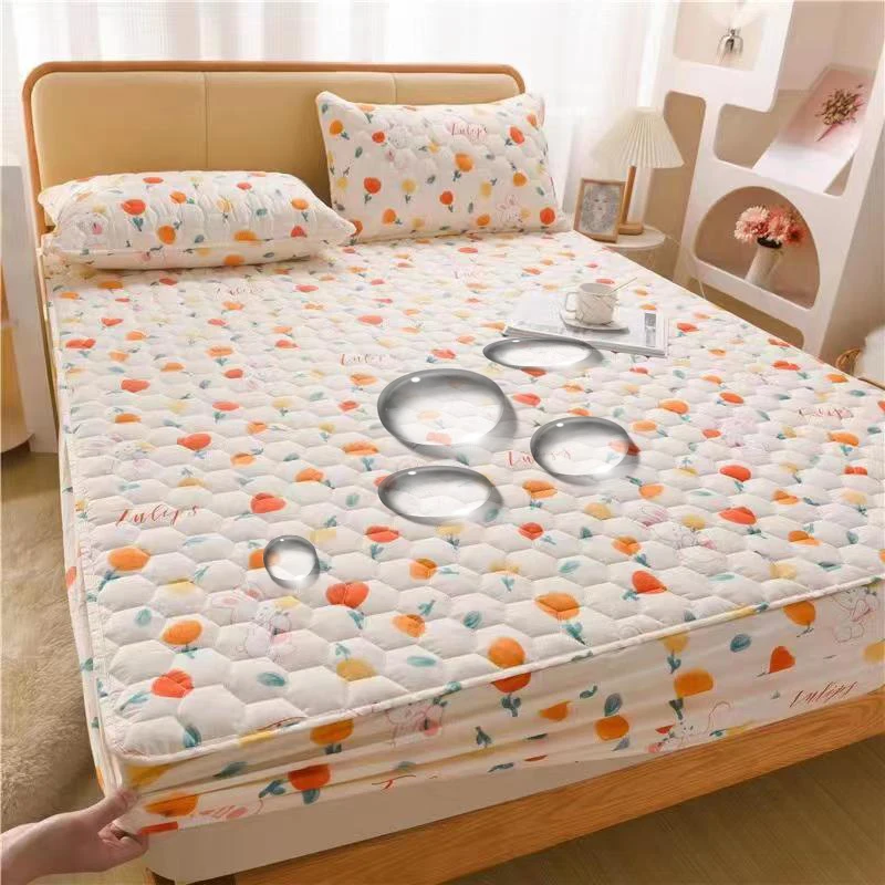 High Quality 100% Cotton Quilted Mattress Cover Super Waterproof Anti-mite Mattress Protector Pad Cover Not Including Pillowcase
High Quality 100% Cotton Quilted Mattress Cover Super Waterproof Anti-mite Mattress Protector Pad Cover Not Including Pillowcase