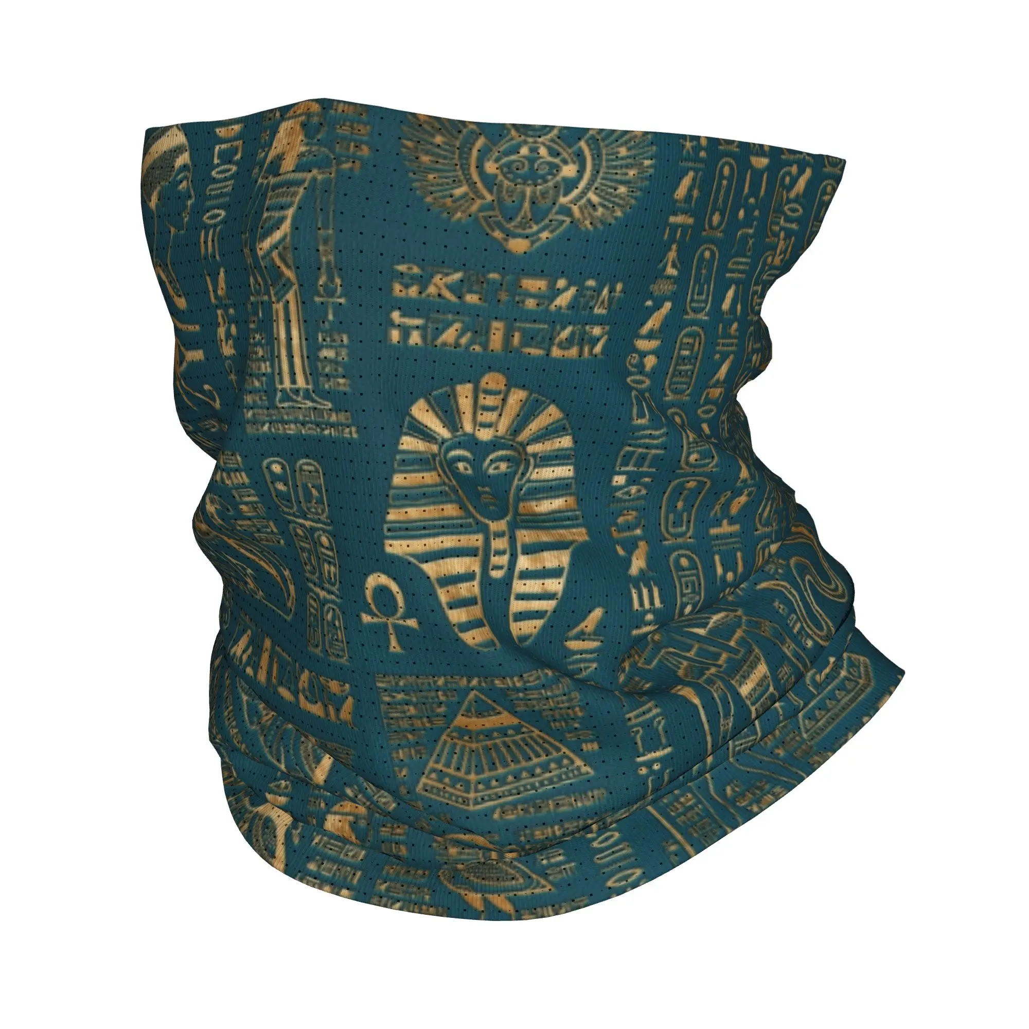 Custom Egyptian Hieroglyphs And Deities Bandana Winter Neck Wrap Face Scarf for Hiking Ancient Egypt Pharaoh Gaiter Headband
Custom Egyptian Hieroglyphs And Deities Bandana Winter Neck Wrap Face Scarf for Hiking Ancient Egypt Pharaoh Gaiter Headband