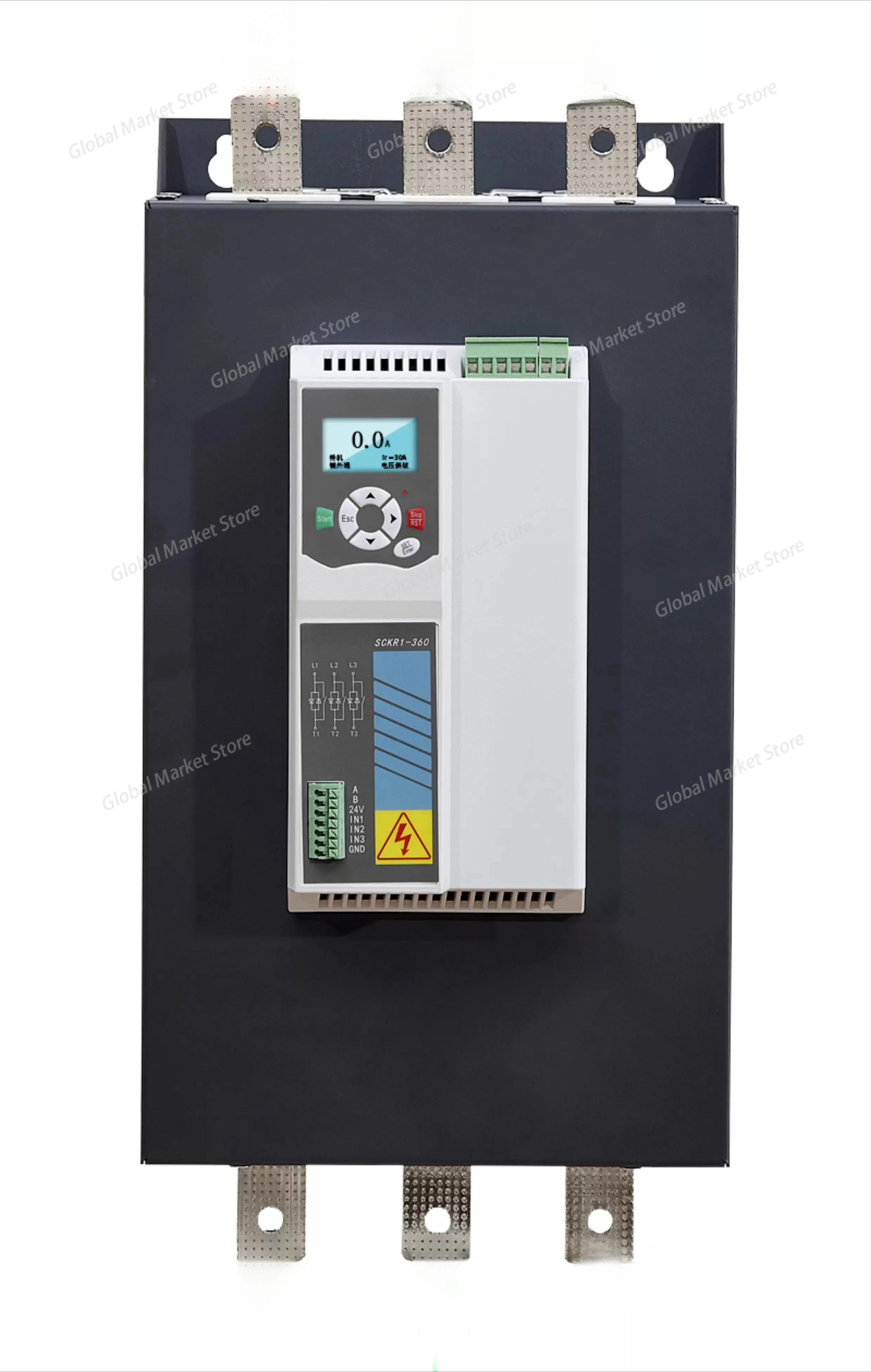 Built-in bypass soft starter 18.5/22/30/37/45/55/75KW three-in and three-out,Motor Soft Starting Fan Pump Prure Reducer Conveyor
Built-in bypass soft starter 18.5/22/30/37/45/55/75KW three-in and three-out,Motor Soft Starting Fan Pump Prure Reducer Conveyor