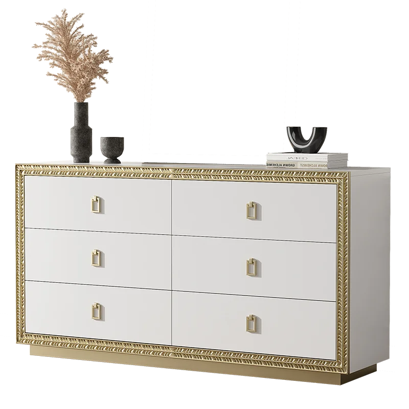 American light luxury, solid wood bedroom lockers 6 chest cabinets La Rochelle simple modern light French, dining side cabinets
American light luxury, solid wood bedroom lockers 6 chest cabinets La Rochelle simple modern light French, dining side cabinets