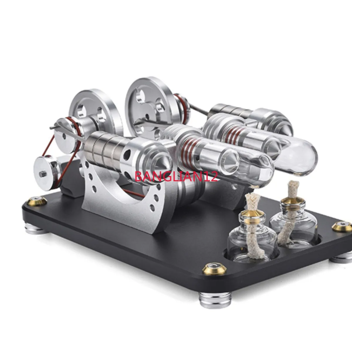 Модель - Металлический цилиндр с балансирным валом, модель микро-мини-двигателя
Модель - Металлический цилиндр с балансирным валом, модель микро-мини-двигателя