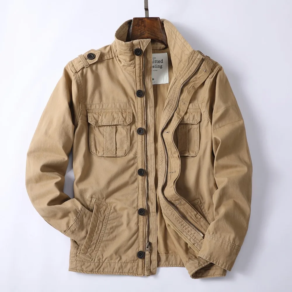Vintage Style Men's Autumn Casual Jacket Tactical Camouflage Coat Stand Collar Outdoor Jacket Spring Outerwear
Vintage Style Men's Autumn Casual Jacket Tactical Camouflage Coat Stand Collar Outdoor Jacket Spring Outerwear