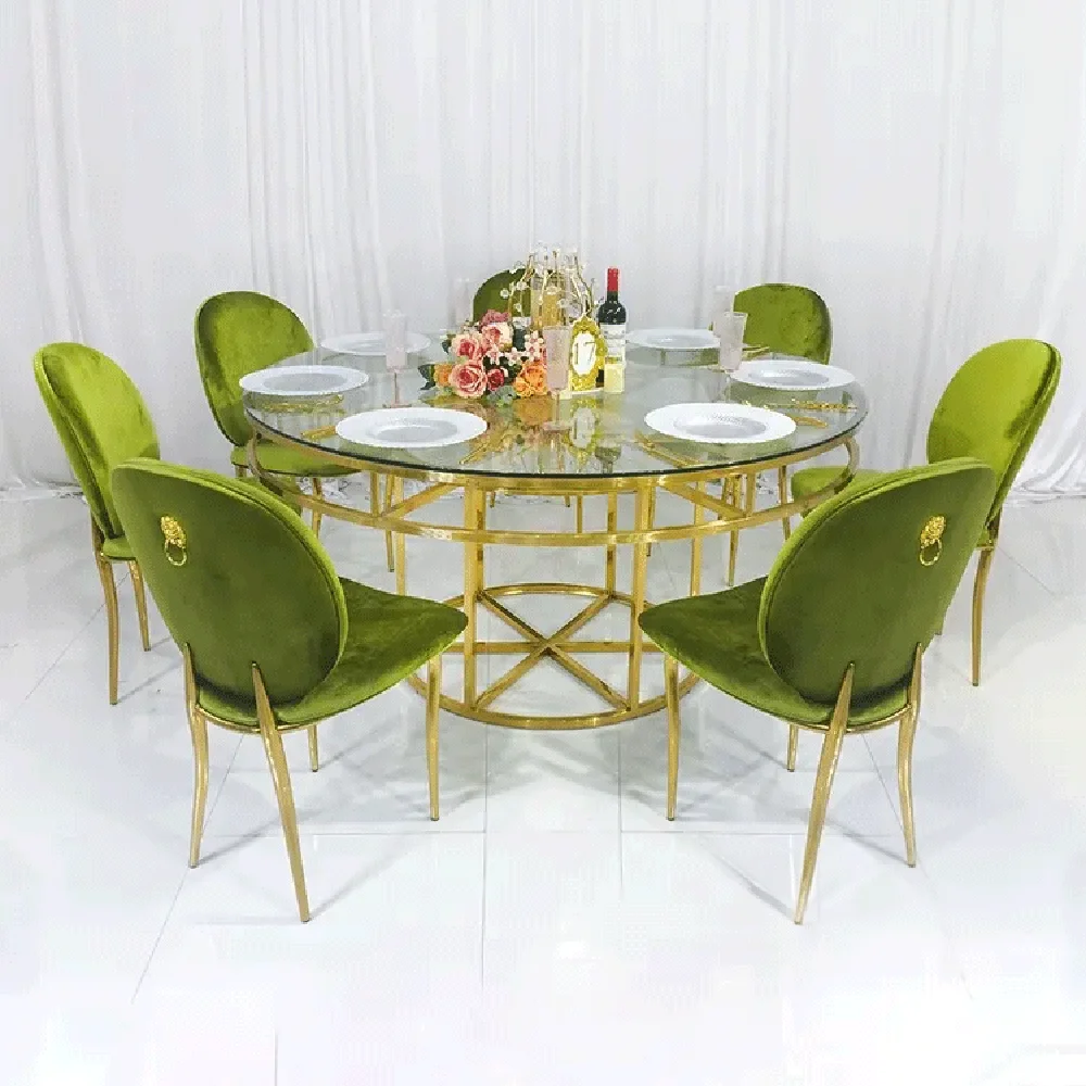 banquet used furniture metal base glass top wedding events dining gold stainless steel round tables glass
banquet used furniture metal base glass top wedding events dining gold stainless steel round tables glass
