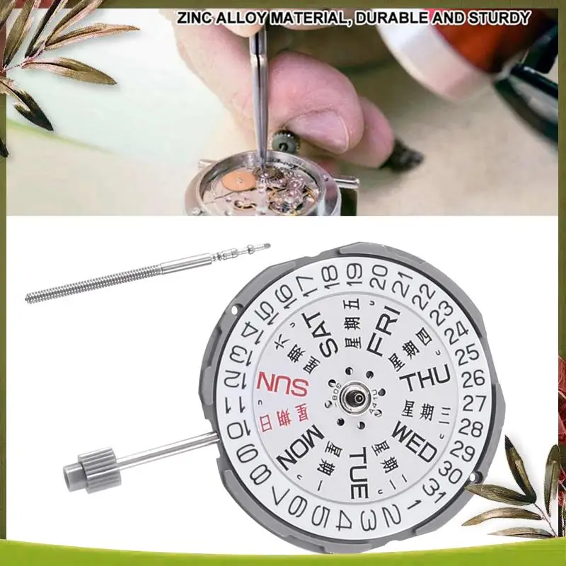 New-GM02 Quartz Movement Dual Calendar 3Pin Digital Watch Movement Week Calendar Watch Eplacement Parts
New-GM02 Quartz Movement Dual Calendar 3Pin Digital Watch Movement Week Calendar Watch Eplacement Parts