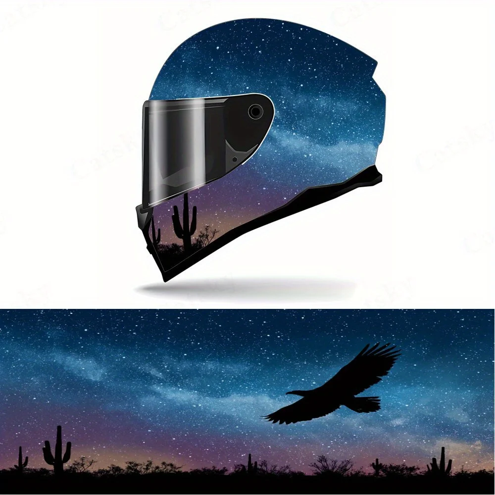 Наклейки на анфас «Кактус и Орел под звездным небом» — прочный и водонепроницаемый ПВХ, самоклеящийся шлем для гонок на мотоциклах A
Наклейки на анфас «Кактус и Орел под звездным небом» — прочный и водонепроницаемый ПВХ, самоклеящийся шлем для гонок на мотоциклах A