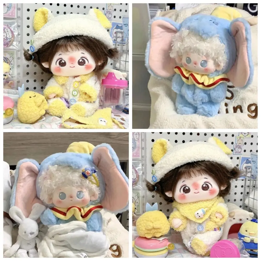 Fashion DIY Cotton Doll Clothes Plush Mini Idol Doll Outfit Cartoon Gift Doll Overall Suit for 20cm Cotton Doll
Fashion DIY Cotton Doll Clothes Plush Mini Idol Doll Outfit Cartoon Gift Doll Overall Suit for 20cm Cotton Doll