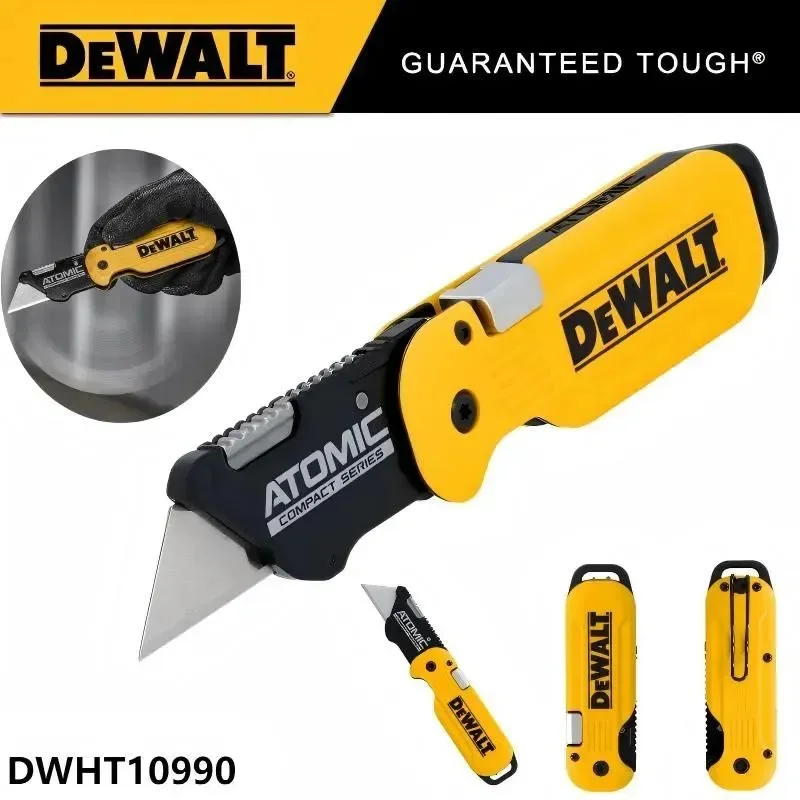 DEWALT DWHT10990 Folding Knife Push & Flip Utility Knife Foldable Knife Wallpaper Cutter Atomic Compact Series Hand Tools
DEWALT DWHT10990 Folding Knife Push & Flip Utility Knife Foldable Knife Wallpaper Cutter Atomic Compact Series Hand Tools