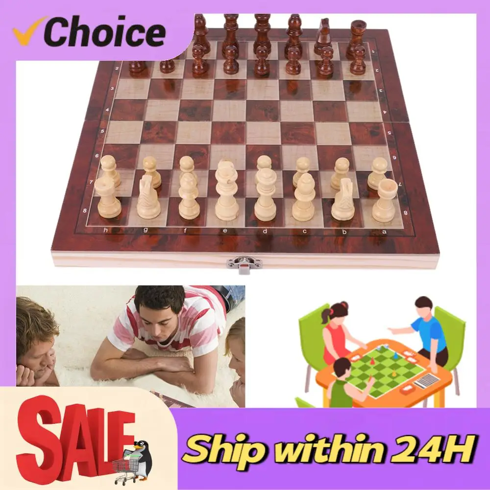 29x29cm 3 in 1 Chess Chekers Backgammon Developing Strategic Thinking Foldable Chess Board Best Gifts No for Kids Adults
29x29cm 3 in 1 Chess Chekers Backgammon Developing Strategic Thinking Foldable Chess Board Best Gifts No for Kids Adults