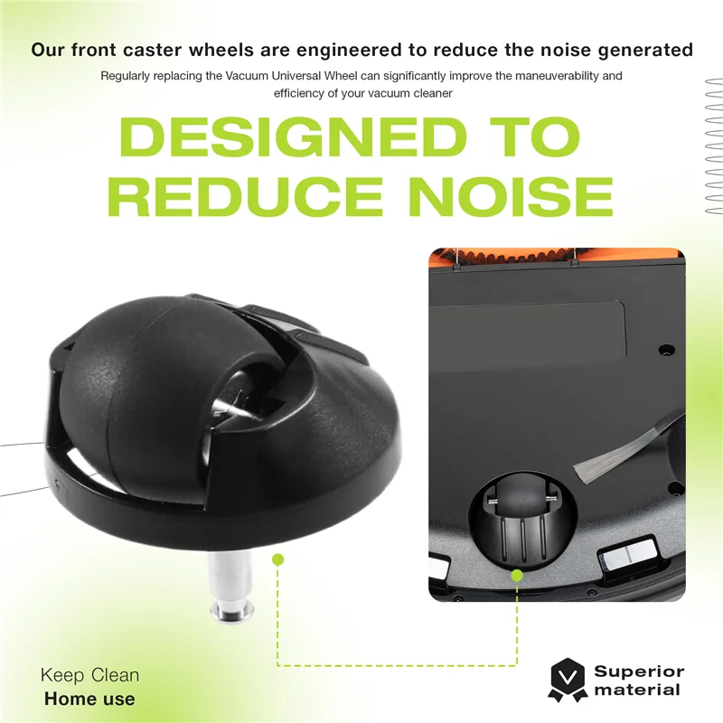 BAAO-Universal Wheel Forlydsto R1/R1 PRO/S1/S1 PRO/W2 Vacuum Cleaner Replaceable Parts Essential Vacuum Accessories 
BAAO-Universal Wheel Forlydsto R1/R1 PRO/S1/S1 PRO/W2 Vacuum Cleaner Replaceable Parts Essential Vacuum Accessories