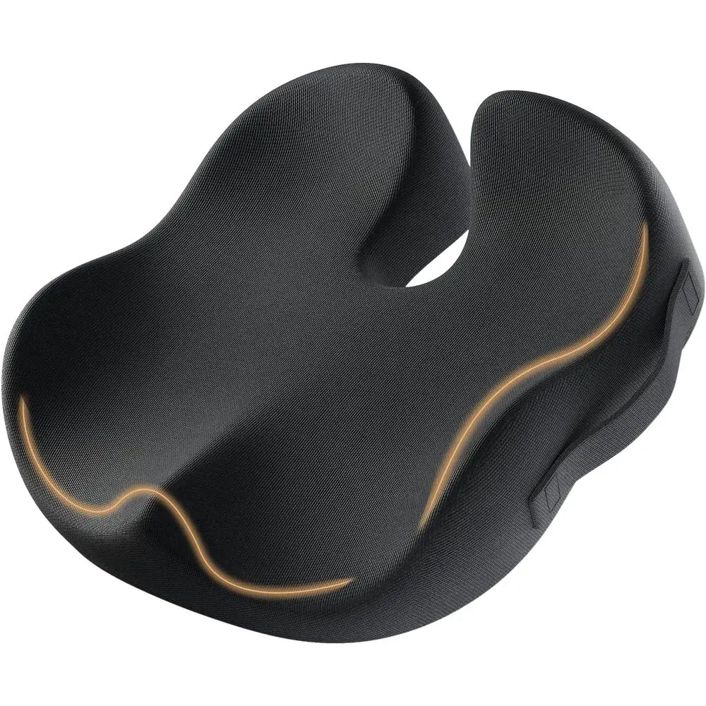 Seat Cushion, Oice Chair Cushion or Sciatica, Coccyx Cushion, Ergonomic Memory oam Seat Cushion or Car, Home, Prure Relie Pad or
Seat Cushion, Oice Chair Cushion or Sciatica, Coccyx Cushion, Ergonomic Memory oam Seat Cushion or Car, Home, Prure Relie Pad or