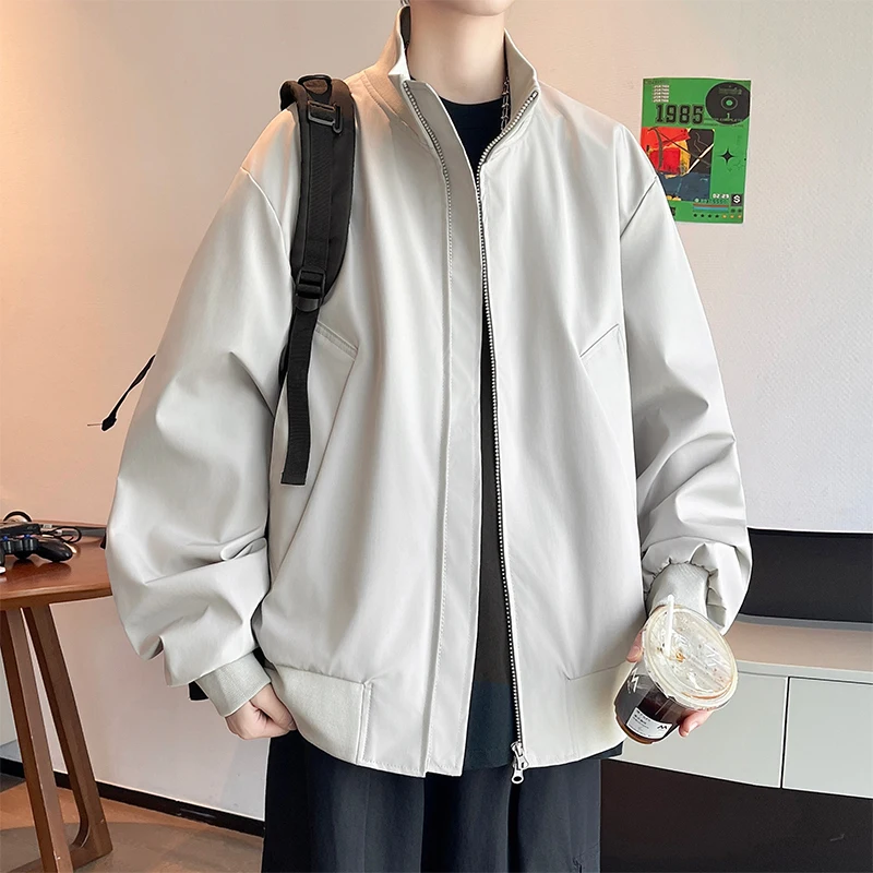 Осенний кардиган Cleanfit Jaet, открытый кардиган, бейсбольное пальто, простое повседневное длинное пальто из полиэстера, молодежная мода, застежка-молния
Осенний кардиган Cleanfit Jaet, открытый кардиган, бейсбольное пальто, простое повседневное длинное пальто из полиэстера, молодежная мода, застежка-молния