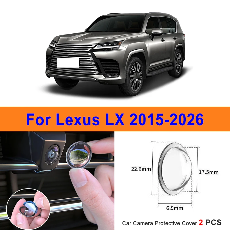 360 Reverse Image Car Camera Cover Anti-Scratch PC Lens Protector Stickers For Lexus LX 2015-2026 2Pcs
360 Reverse Image Car Camera Cover Anti-Scratch PC Lens Protector Stickers For Lexus LX 2015-2026 2Pcs