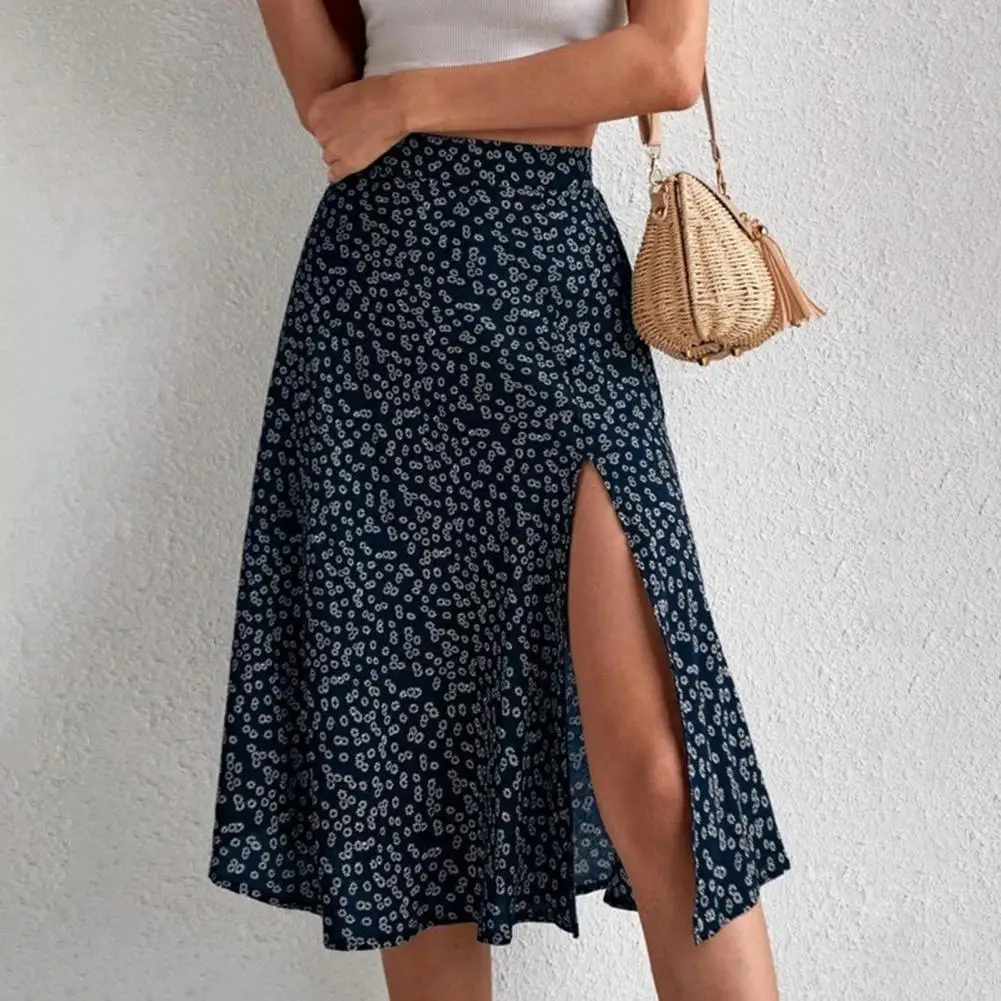 Trendy Summer Skirt Knee Length Summer Beach Skirt Slit Elegant Lady Midi Skirt Match Top
Trendy Summer Skirt Knee Length Summer Beach Skirt Slit Elegant Lady Midi Skirt Match Top