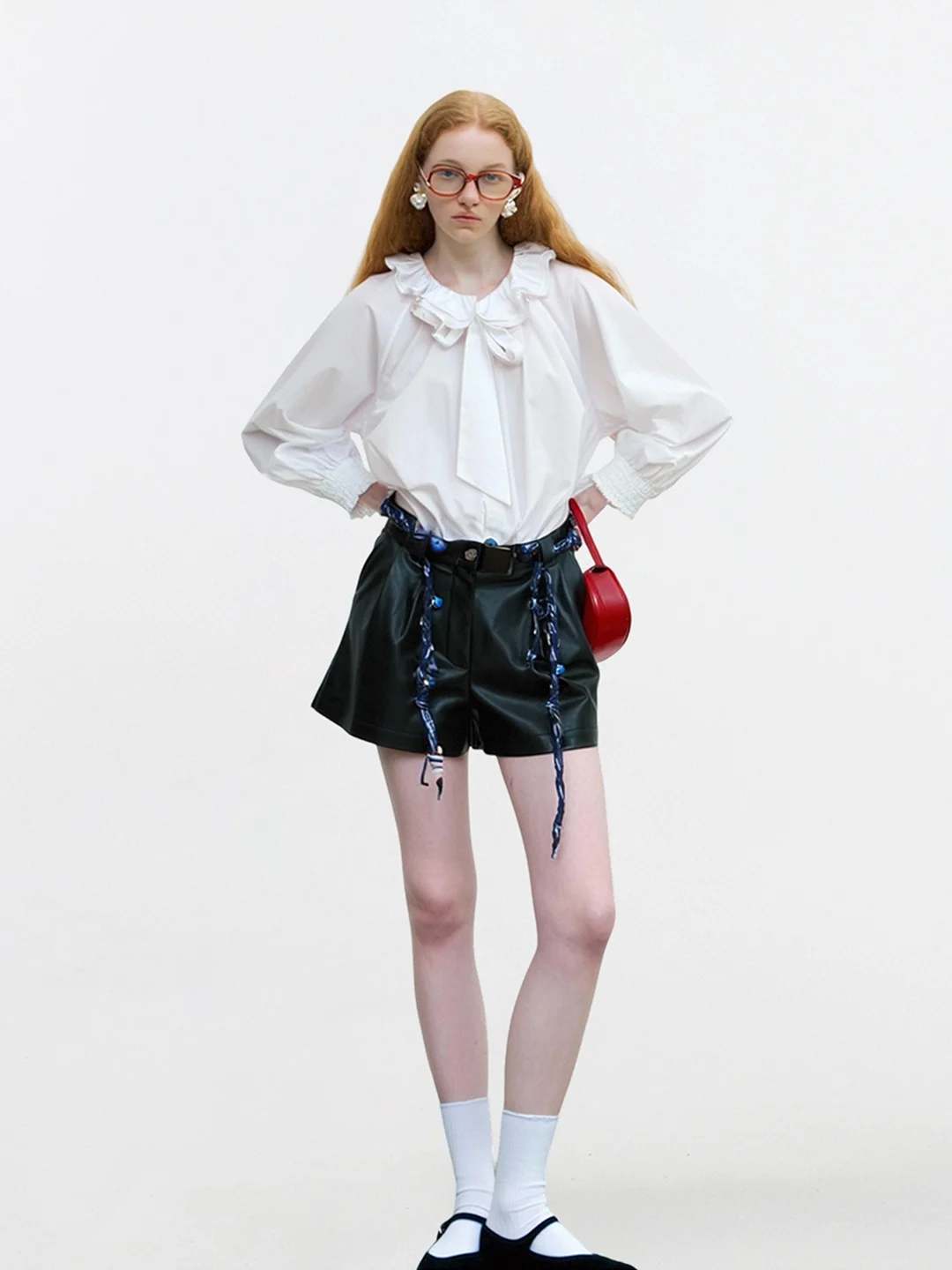 Женская блузка AHMI White Rose с кружевным воротником и длинными рукавами, свободного кроя, для весны и осени, повседневная одежда
Женская блузка AHMI White Rose с кружевным воротником и длинными рукавами, свободного кроя, для весны и осени, повседневная одежда