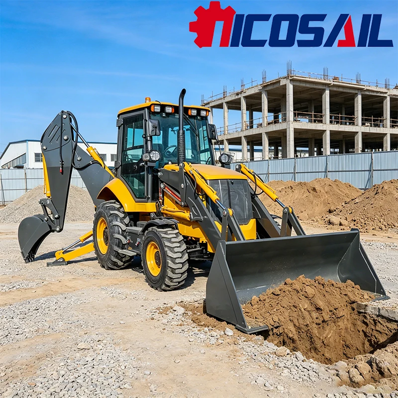 4x4 Mini Tractor Backhoe Loader Excavator, Hydraulic Earthmoving Machinery, OEM ODM Customizable
4x4 Mini Tractor Backhoe Loader Excavator, Hydraulic Earthmoving Machinery, OEM ODM Customizable