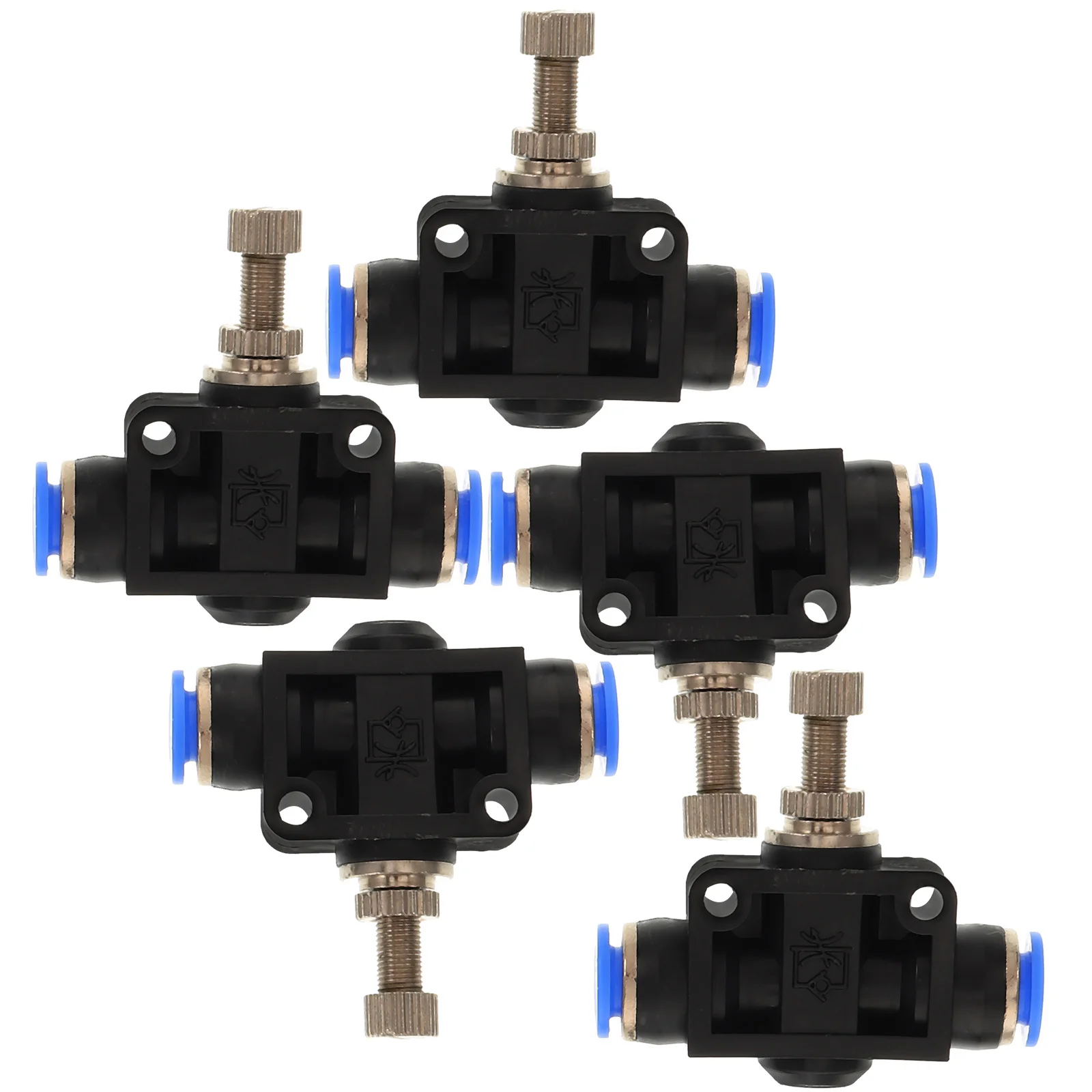 5Pcs Pneumatic Connector Inline Flow Control Throttle Black Coated Valves Universal Air Fittings Joint Quick Fitting Leak Proof
5Pcs Pneumatic Connector Inline Flow Control Throttle Black Coated Valves Universal Air Fittings Joint Quick Fitting Leak Proof