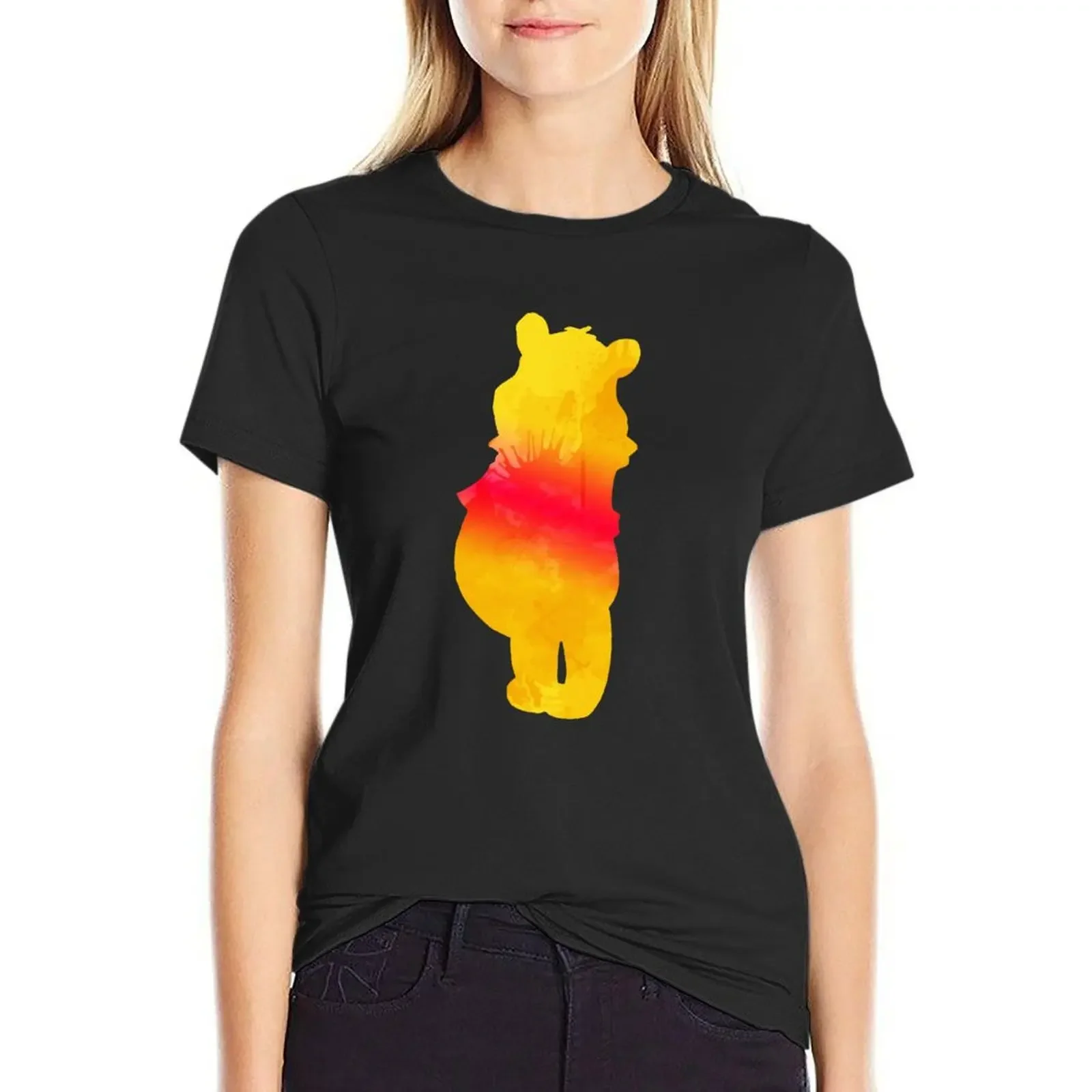 Bear Inspired Silhouette T-Shirt vintage blacks Aesthetic clothing Woman T-shirts 
Bear Inspired Silhouette T-Shirt vintage blacks Aesthetic clothing Woman T-shirts
