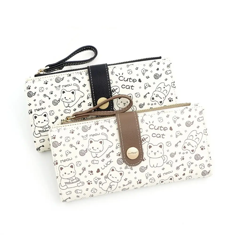 Cute Cat Pattern Long Wallet Zipper Multi-function Coin Purse Cartoon Clutch Bag Girl
Cute Cat Pattern Long Wallet Zipper Multi-function Coin Purse Cartoon Clutch Bag Girl