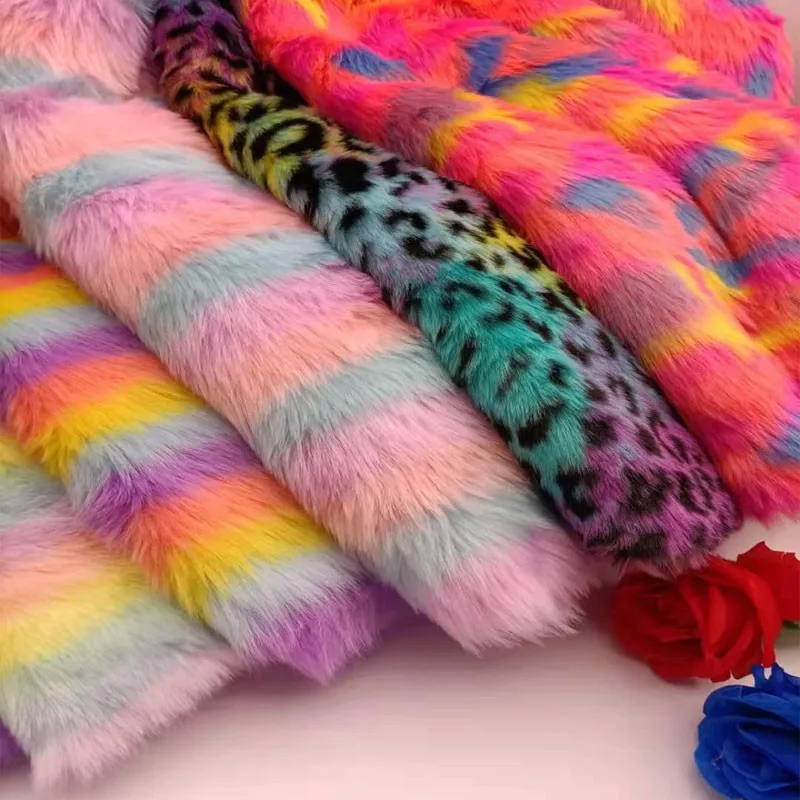 Thickened 2CM Jacquard Artificial Rabbit Hair Striped Leopard Print Fur Fabric Plush Clothing Doll DIY Background Carpet Fabric
Thickened 2CM Jacquard Artificial Rabbit Hair Striped Leopard Print Fur Fabric Plush Clothing Doll DIY Background Carpet Fabric