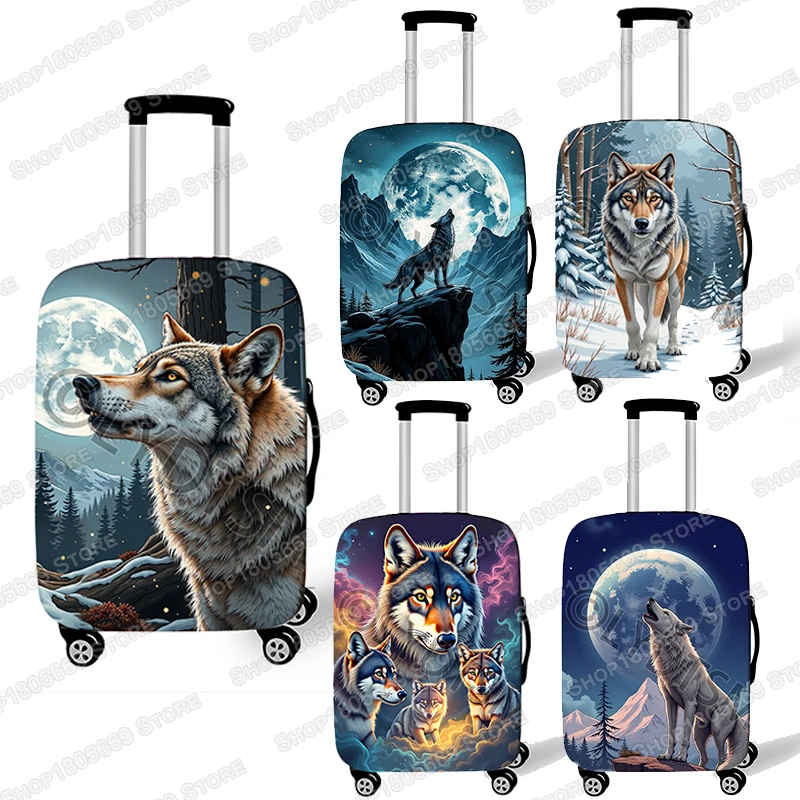 18-32 Inches Cool Moon and Howling Wolf Print Luggage Cover Trolley Protective Suitcase Cover Elastic Trolley Case Covers
18-32 Inches Cool Moon and Howling Wolf Print Luggage Cover Trolley Protective Suitcase Cover Elastic Trolley Case Covers
