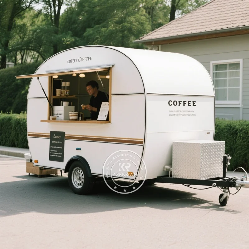 Mini Round Mobile Food Trailer - Donut Coffee Ice Cream Snack Concession Cart for Sale
Mini Round Mobile Food Trailer - Donut Coffee Ice Cream Snack Concession Cart for Sale