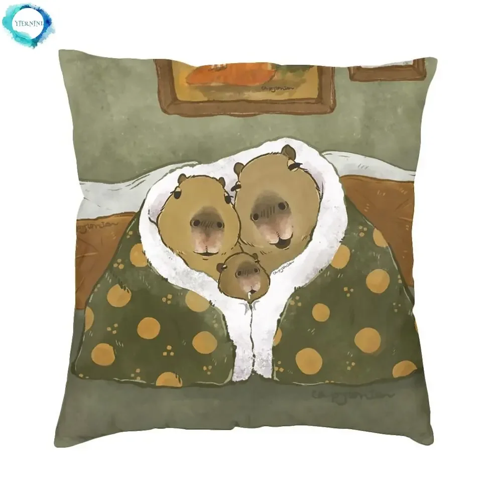 Capybara Try To Eat Cushion Cover 40x40cm Nordic Pillows Case for Car Sofa Print Pillowcases
Capybara Try To Eat Cushion Cover 40x40cm Nordic Pillows Case for Car Sofa Print Pillowcases