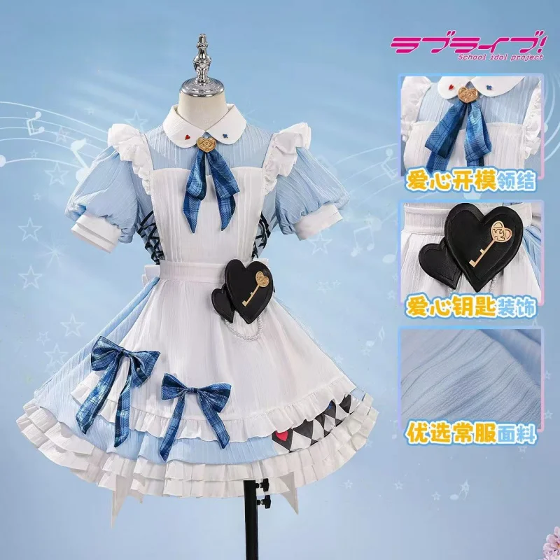 Аниме LoveLive u's GiGO Cafe Kousaka Honoka Minami Kotori Sonoda Umi Косплей Костюм Лолита Платье Hallowmas Рождество Ролевые игры 
Аниме LoveLive u's GiGO Cafe Kousaka Honoka Minami Kotori Sonoda Umi Косплей Костюм Лолита Платье Hallowmas Рождество Ролевые игры