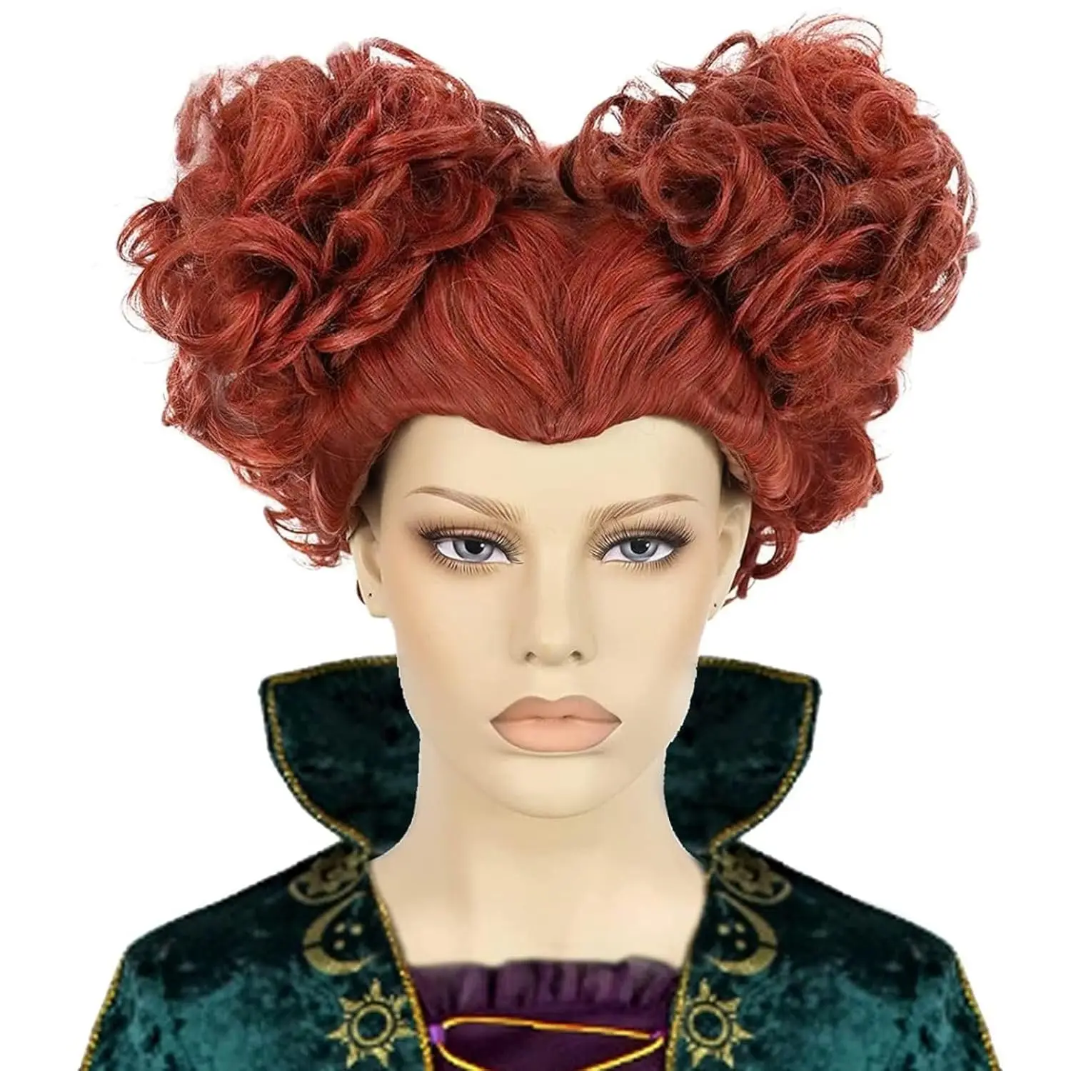 Red Brown Women Short Curly Heart Bun Wigs for Anime Queen of Hearts Wig for Cosplay Costume Wigs for Halloween Women Peluca
Red Brown Women Short Curly Heart Bun Wigs for Anime Queen of Hearts Wig for Cosplay Costume Wigs for Halloween Women Peluca