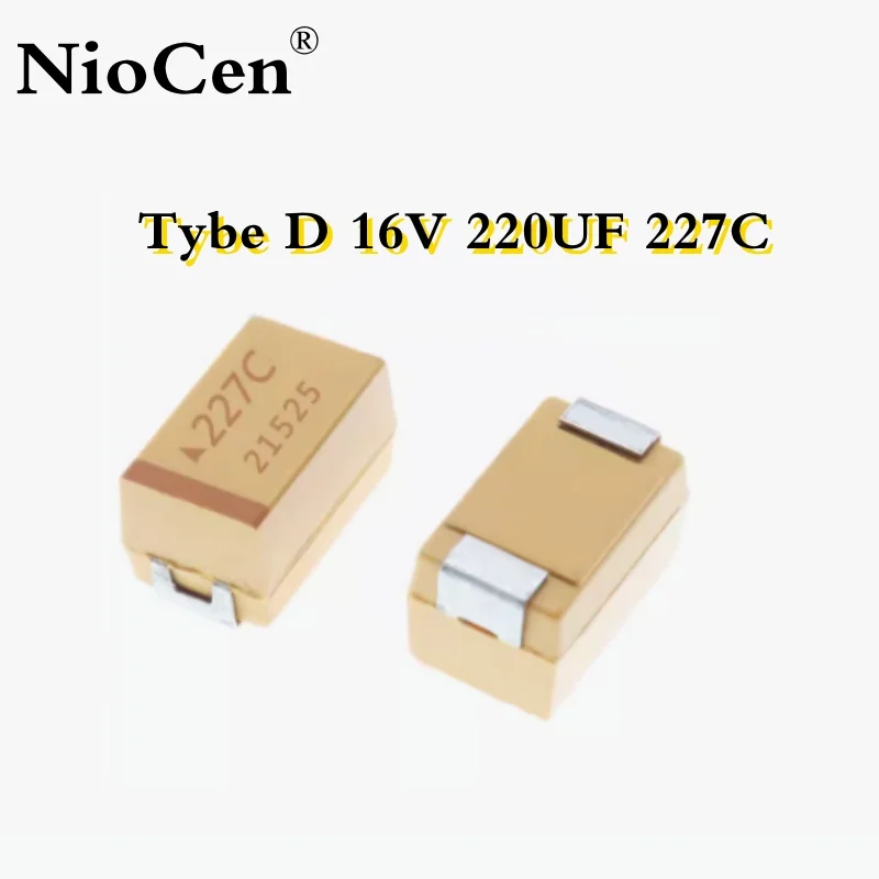 (10PCS)CASE 7343 D 16V 220UF 227 C 227C SMD Chip Tantalum Capacitor high quality
(10PCS)CASE 7343 D 16V 220UF 227 C 227C SMD Chip Tantalum Capacitor high quality
