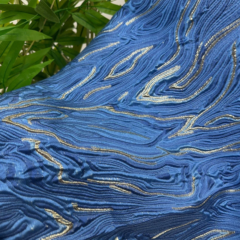 1M Flowing Gold Thread 3D Texture Gold-plated Cotton Satin Fabric Oil Painting Jacquard Fabric For Diy Sewing Dress Cheongsam
1M Flowing Gold Thread 3D Texture Gold-plated Cotton Satin Fabric Oil Painting Jacquard Fabric For Diy Sewing Dress Cheongsam