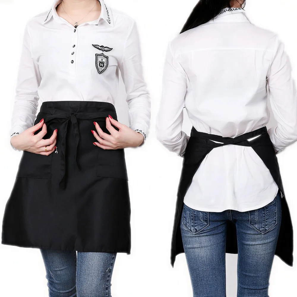 Hot Waterproof Half Waist Apron Cotton Polyester Waiter Server Chef Work Apron Kitchen Restaurant Coffee Shop Uniform for Unisex
Hot Waterproof Half Waist Apron Cotton Polyester Waiter Server Chef Work Apron Kitchen Restaurant Coffee Shop Uniform for Unisex