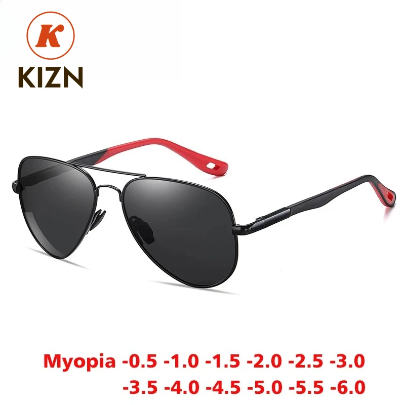 KIZN Polarized Pilot Classic Myopia Sunglasses TR90 Fashion Goggles for Men And Women Custom Driving Prescription Glasses
KIZN Polarized Pilot Classic Myopia Sunglasses TR90 Fashion Goggles for Men And Women Custom Driving Prescription Glasses
