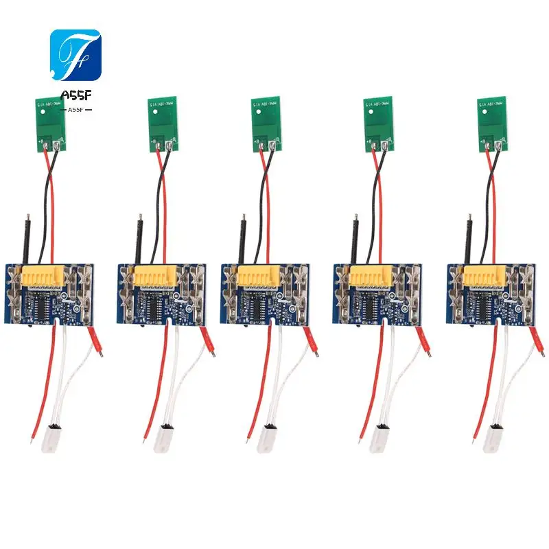 A55F-5Pcs литий-аккумуляторная плата защиты от зарядки для 18 В 1,5 Ач 3 Ач 6 Ач 9 Ач BL1415 BL1430 BL1460 BL1490
A55F-5Pcs литий-аккумуляторная плата защиты от зарядки для 18 В 1,5 Ач 3 Ач 6 Ач 9 Ач BL1415 BL1430 BL1460 BL1490