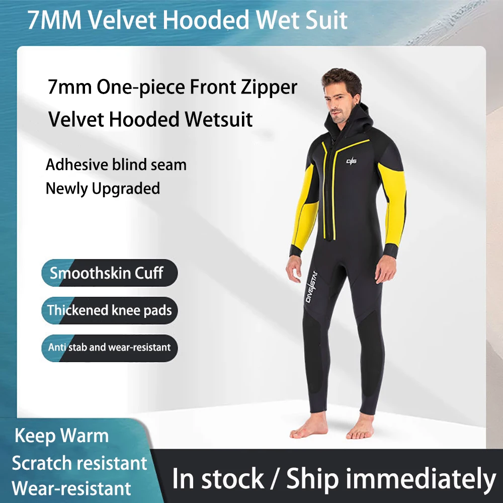 7MM Wetsuit Men Neoprene Spearfishing Diving Surfing Swimming Full Suits Cold Water Keep Warm Zipper Water Sports Full Dive Suit
7MM Wetsuit Men Neoprene Spearfishing Diving Surfing Swimming Full Suits Cold Water Keep Warm Zipper Water Sports Full Dive Suit
