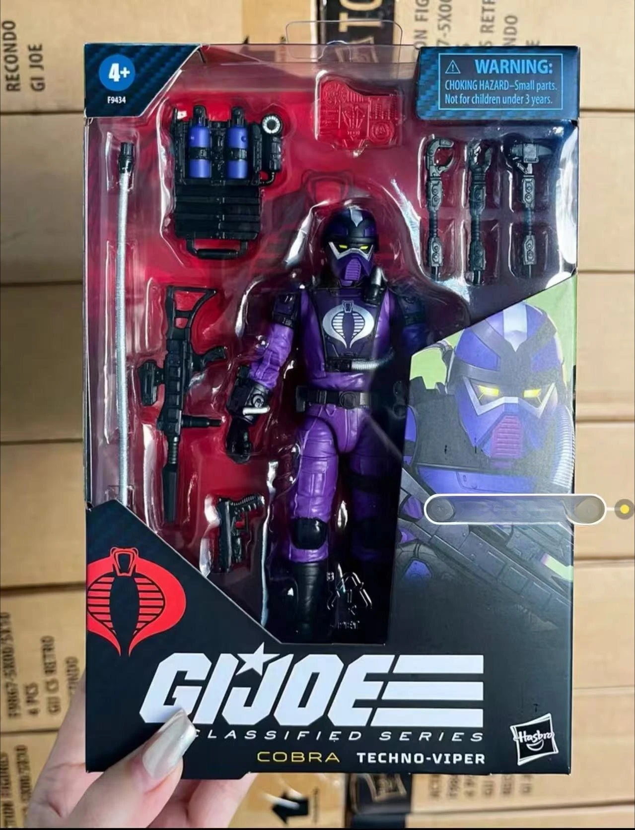 Hasbro Special Forces GIJOE Cobra Technical Snake Soldier 6-inch Movable Figure Model 
Hasbro Special Forces GIJOE Cobra Technical Snake Soldier 6-inch Movable Figure Model